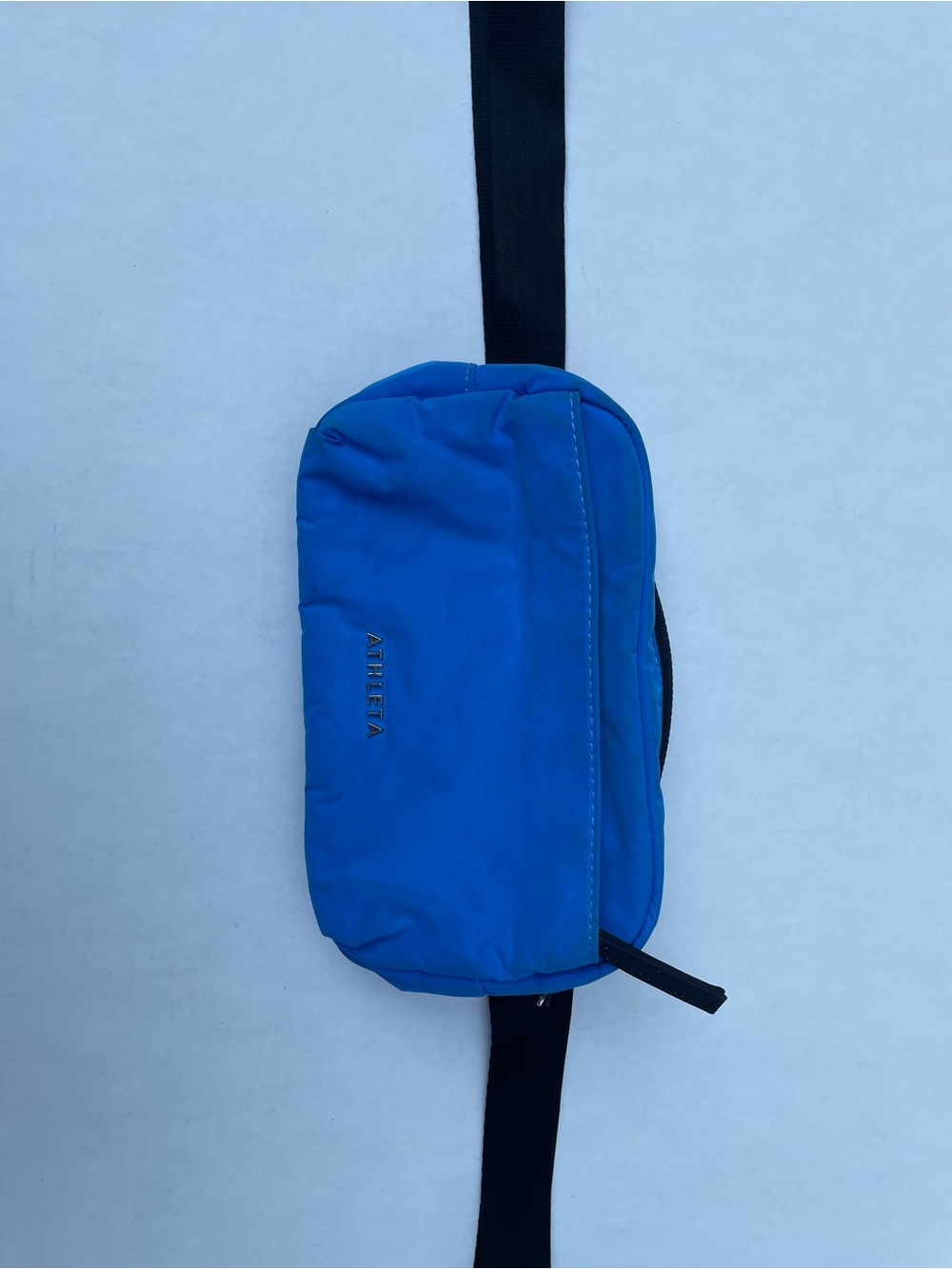 Athleta Electric Blue Waist Pack with Black Strap